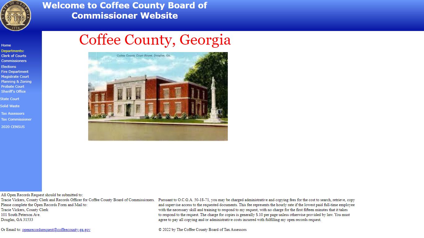 Coffee County Tax Assessor's Office